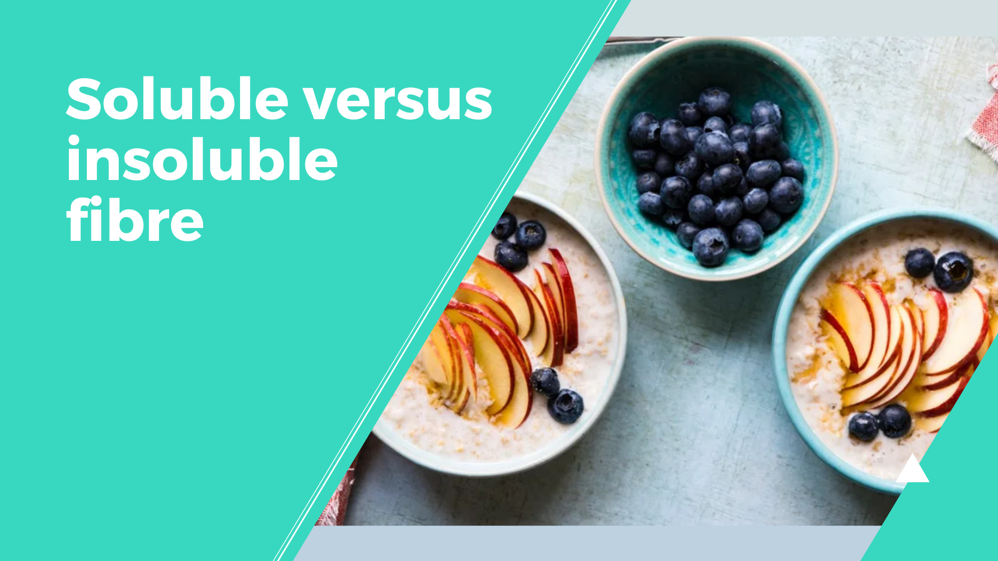 Soluble versus insoluble fibre